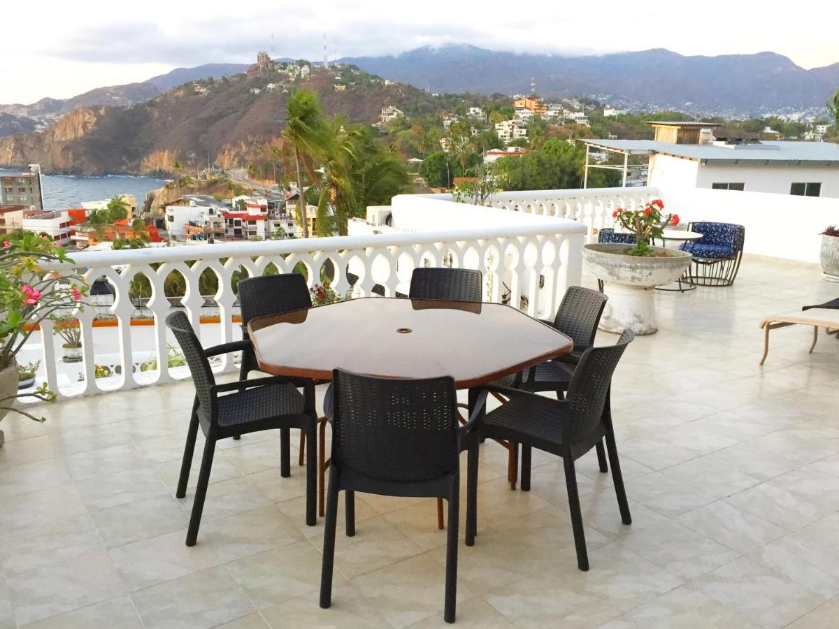 Villa Guitarron Gran Terraza Vista Espectacular 6 Huespedes Piscina Gigante Acapulco Exteriér fotografie