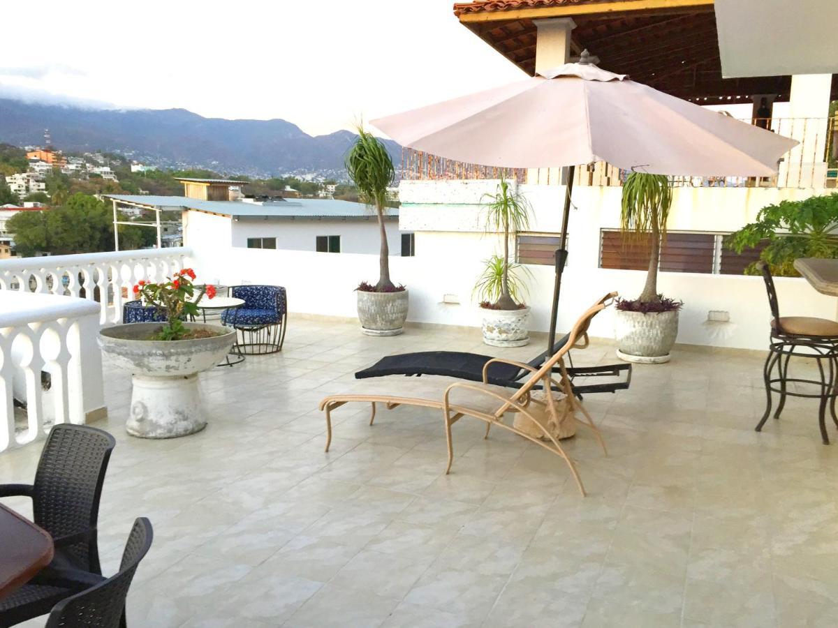 Villa Guitarron Gran Terraza Vista Espectacular 6 Huespedes Piscina Gigante Acapulco Exteriér fotografie