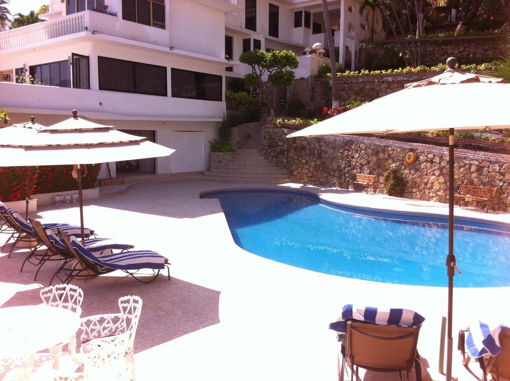Villa Guitarron Gran Terraza Vista Espectacular 6 Huespedes Piscina Gigante Acapulco Pokoj fotografie