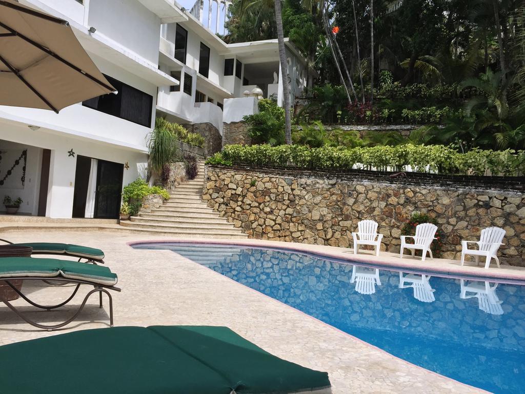 Villa Guitarron Gran Terraza Vista Espectacular 6 Huespedes Piscina Gigante Acapulco Exteriér fotografie